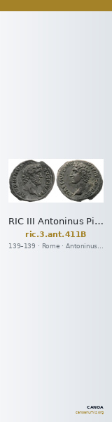 RIC III Antoninus Pius 411B — CANOA