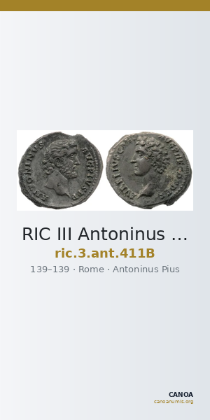 RIC III Antoninus Pius 411B — CANOA