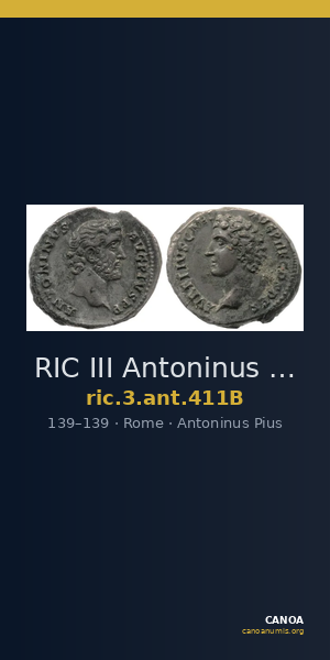 RIC III Antoninus Pius 411B — CANOA