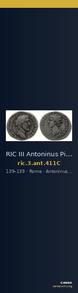 RIC III Antoninus Pius 411C — CANOA