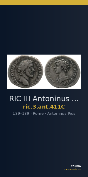 RIC III Antoninus Pius 411C — CANOA