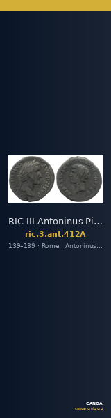 RIC III Antoninus Pius 412A — CANOA