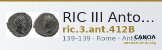 RIC III Antoninus Pius 412B — CANOA