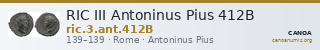 RIC III Antoninus Pius 412B — CANOA