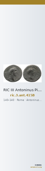 RIC III Antoninus Pius 415B — CANOA