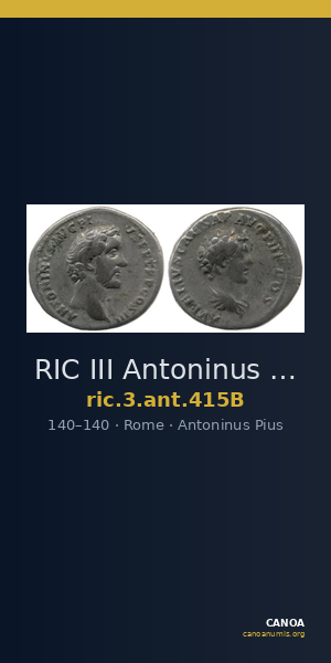 RIC III Antoninus Pius 415B — CANOA