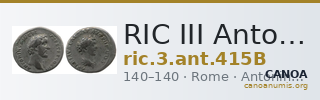 RIC III Antoninus Pius 415B — CANOA