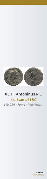 RIC III Antoninus Pius 415C — CANOA