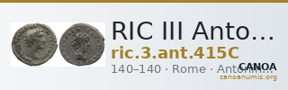 RIC III Antoninus Pius 415C — CANOA