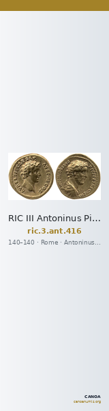 RIC III Antoninus Pius 416 — CANOA