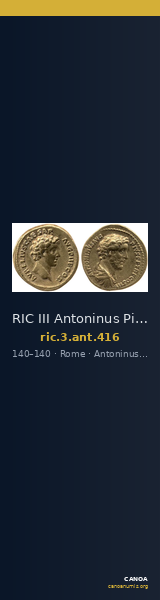 RIC III Antoninus Pius 416 — CANOA