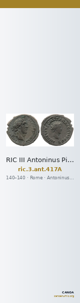 RIC III Antoninus Pius 417A — CANOA