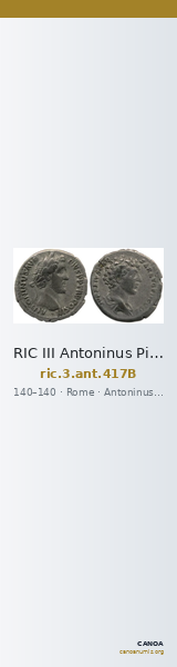 RIC III Antoninus Pius 417B — CANOA