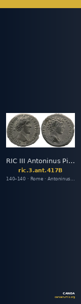 RIC III Antoninus Pius 417B — CANOA