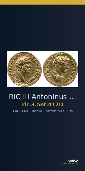 RIC III Antoninus Pius 417D — CANOA
