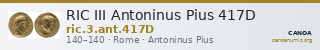 RIC III Antoninus Pius 417D — CANOA