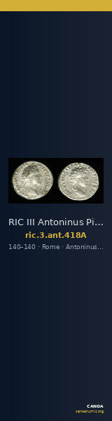 RIC III Antoninus Pius 418A — CANOA