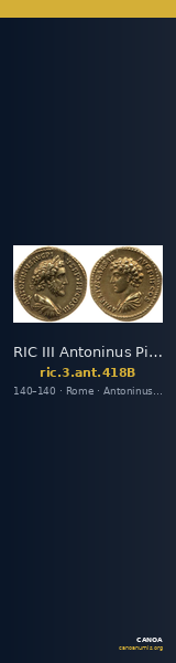 RIC III Antoninus Pius 418B — CANOA