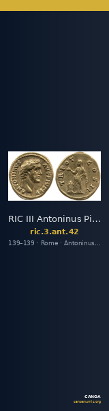 RIC III Antoninus Pius 42 — CANOA