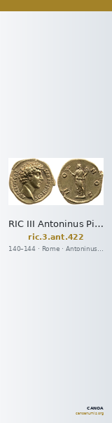 RIC III Antoninus Pius 422 — CANOA