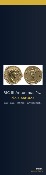 RIC III Antoninus Pius 422 — CANOA