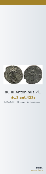 RIC III Antoninus Pius 423a — CANOA
