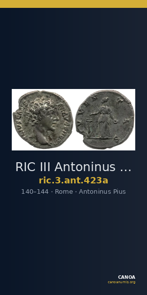 RIC III Antoninus Pius 423a — CANOA