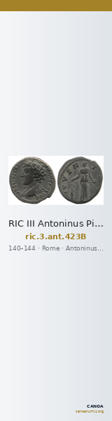 RIC III Antoninus Pius 423B — CANOA