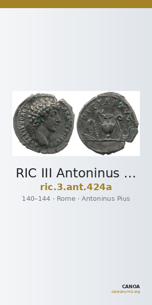 RIC III Antoninus Pius 424a — CANOA