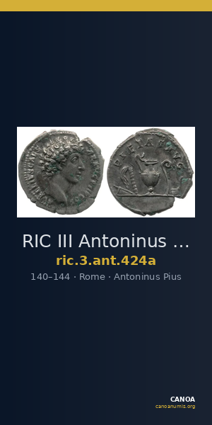 RIC III Antoninus Pius 424a — CANOA