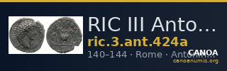 RIC III Antoninus Pius 424a — CANOA