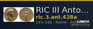 RIC III Antoninus Pius 428a — CANOA