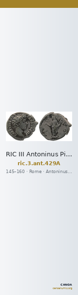 RIC III Antoninus Pius 429A — CANOA