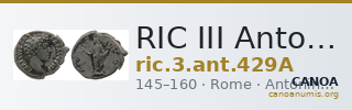 RIC III Antoninus Pius 429A — CANOA