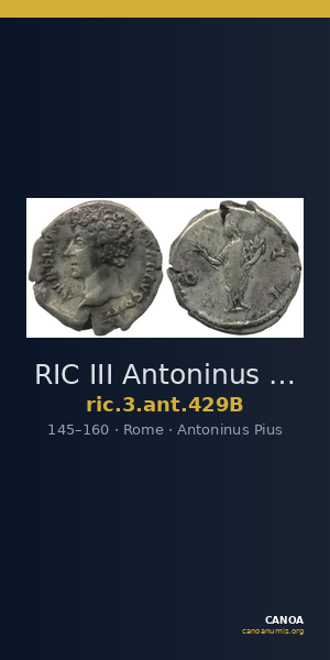 RIC III Antoninus Pius 429B — CANOA