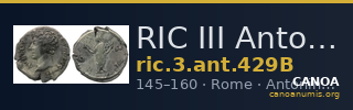 RIC III Antoninus Pius 429B — CANOA