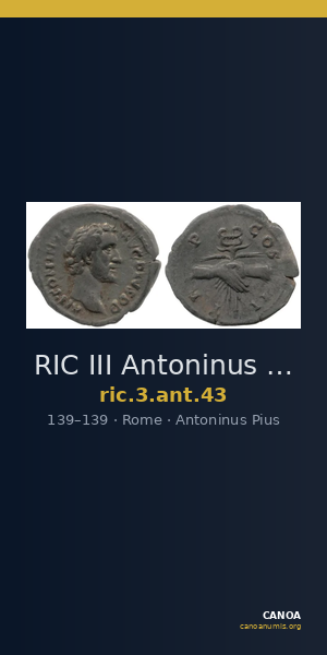 RIC III Antoninus Pius 43 — CANOA