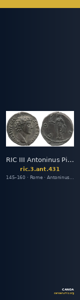 RIC III Antoninus Pius 431 — CANOA