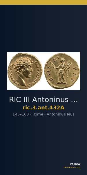 RIC III Antoninus Pius 432A — CANOA