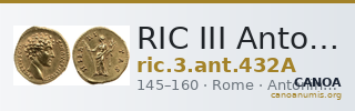 RIC III Antoninus Pius 432A — CANOA