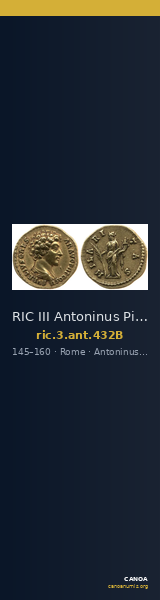 RIC III Antoninus Pius 432B — CANOA