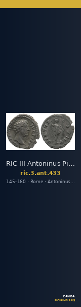 RIC III Antoninus Pius 433 — CANOA