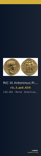 RIC III Antoninus Pius 434 — CANOA