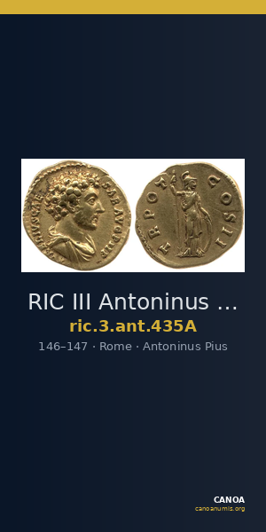 RIC III Antoninus Pius 435A — CANOA