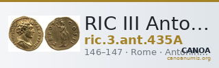 RIC III Antoninus Pius 435A — CANOA