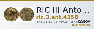 RIC III Antoninus Pius 435B — CANOA