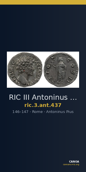 RIC III Antoninus Pius 437 — CANOA