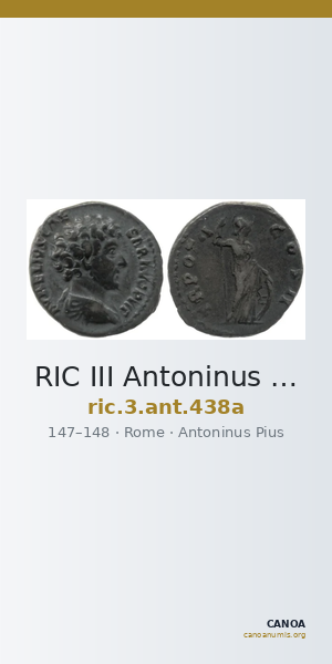 RIC III Antoninus Pius 438a — CANOA