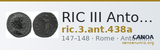 RIC III Antoninus Pius 438a — CANOA