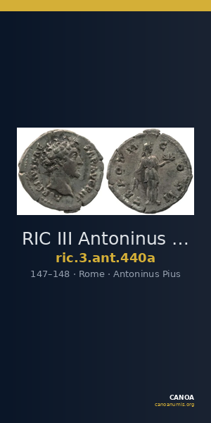 RIC III Antoninus Pius 440a — CANOA